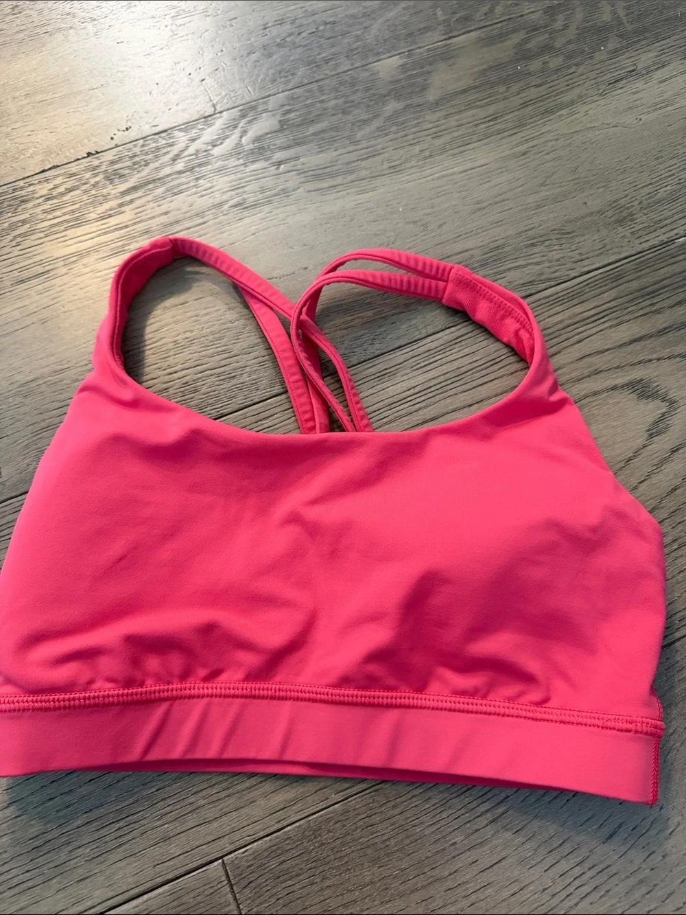 lululemon athletica Hot Pink Crisscross Sports Bra